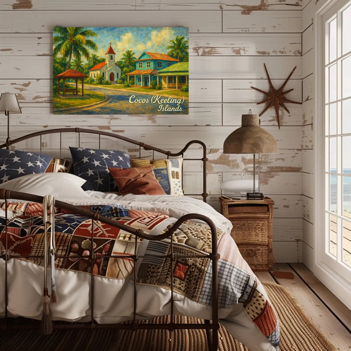 Cocos (Keeling) Islands Tropical Serenity Poster