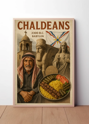 Chaldean Legacy Vintage Art Cultural Heritage Poster