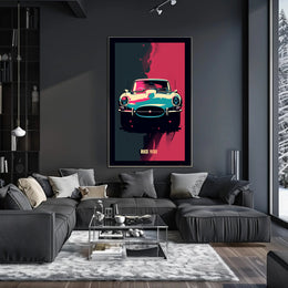 Retro Car Art Poster PosterGoat