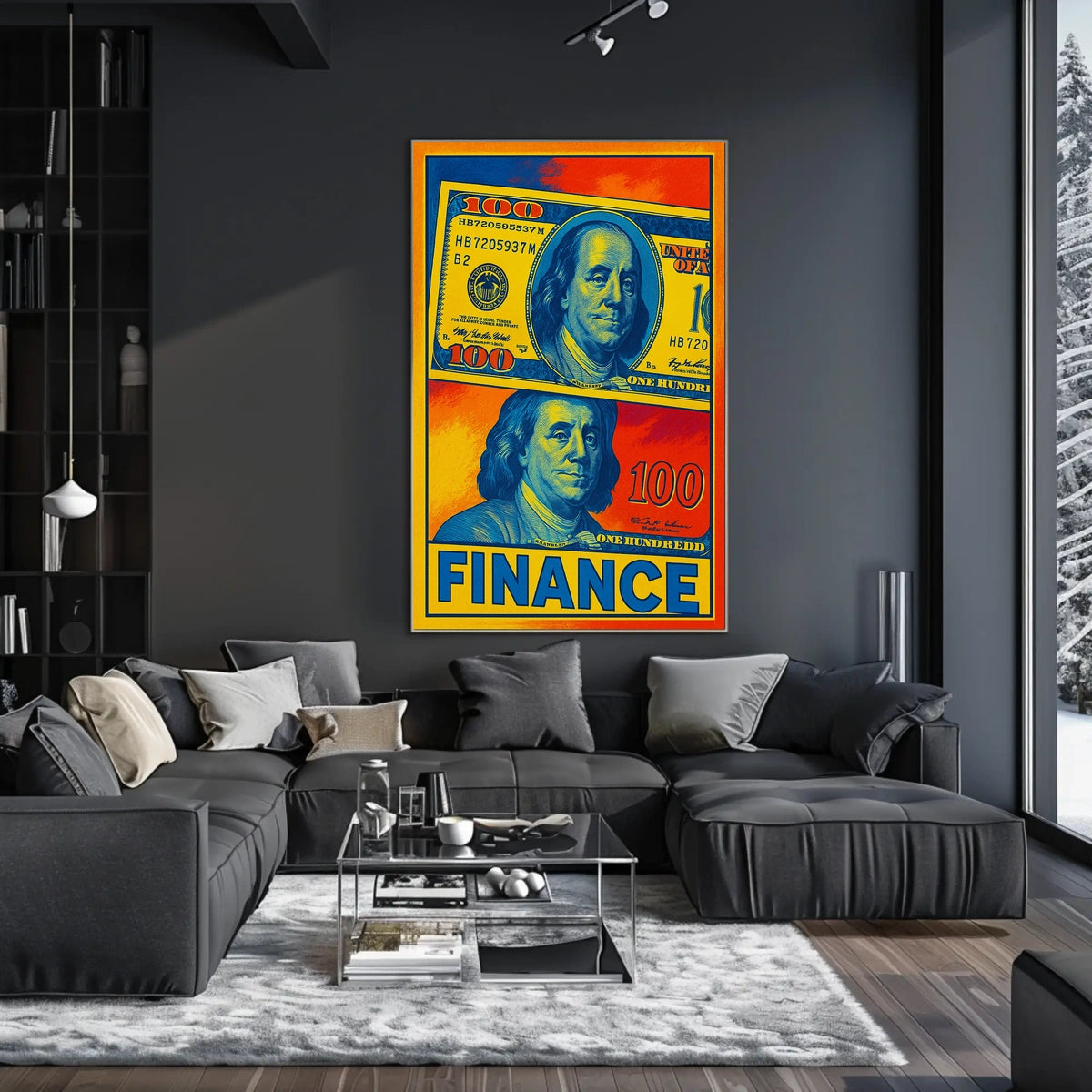 Finance and Currency Art Poster