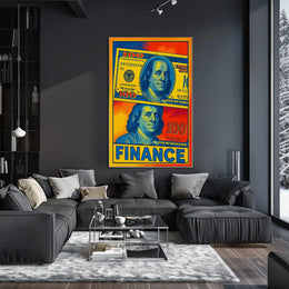 Finance and Currency Art Poster