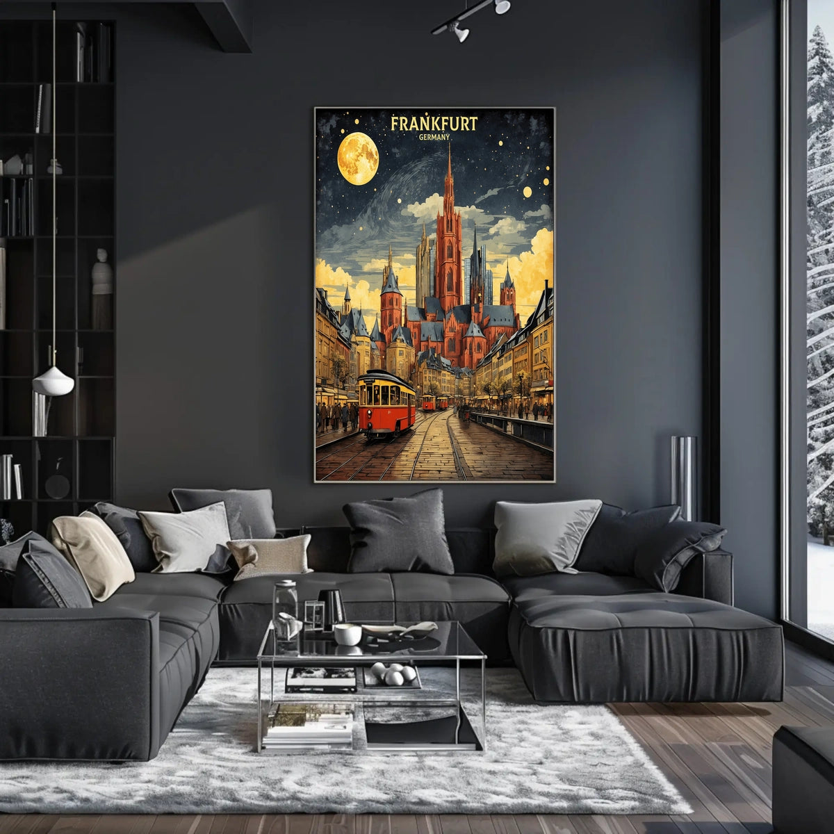 Frankfurt by Night Poster