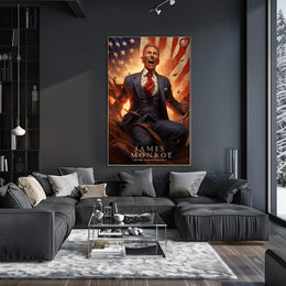 James Monroe: A Patriotic Legacy Poster
