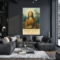 Saint Lucy Feast Day Poster