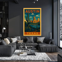 Austin, Texas Scenic Poster