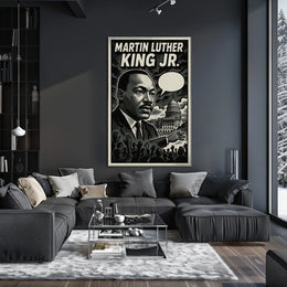 Martin Luther King Jr. Icon Of Civil Poster