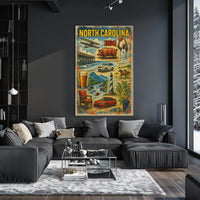 North Carolina Highlights Poster