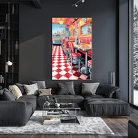 Nostalgic Diner Vibes Poster