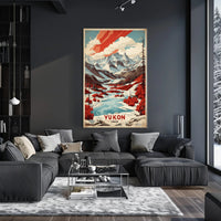 Yukon Wilderness Adventure Travel Poster