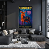 Zebra Duiker The Elusive Forest Gem Poster