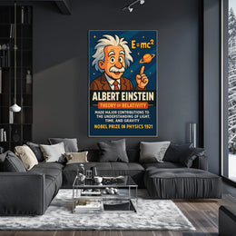Albert Einstein Theory Of Relativity Poster