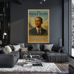 Barack Obama Presidency Inspirational Patriotic Poster