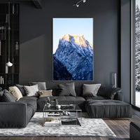 Majestic Mountain at Sunrise Poster