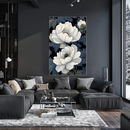 Elegant Floral Design Wall Art Print