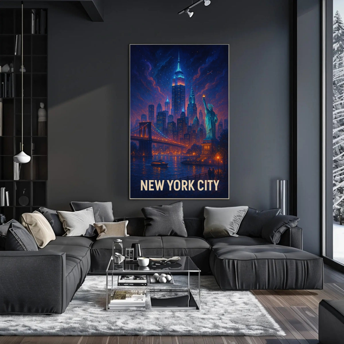 New York City Skyline Poster