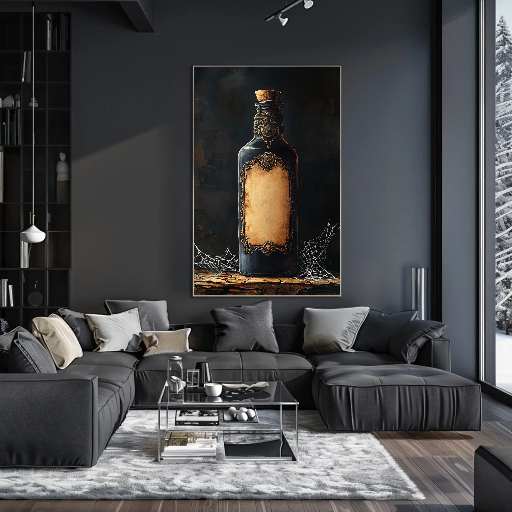 Mysterious Elixir Bottle Poster