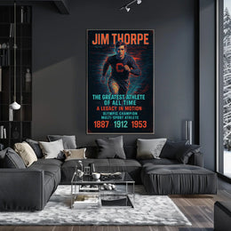 A Legacy in Motion Celebrating the Greatest Athlete Jim Thorpe Poster