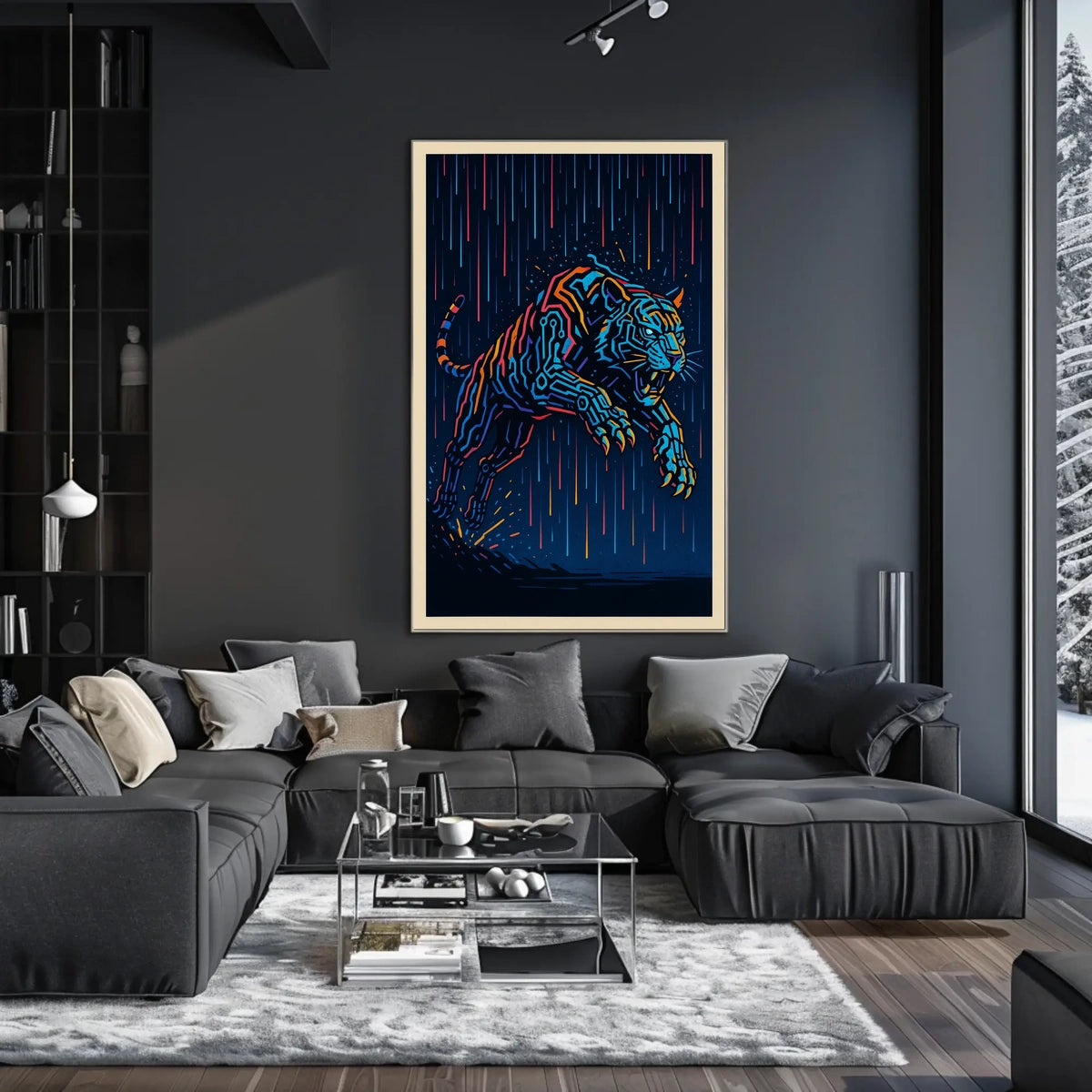 Cybernetic Tiger Poster