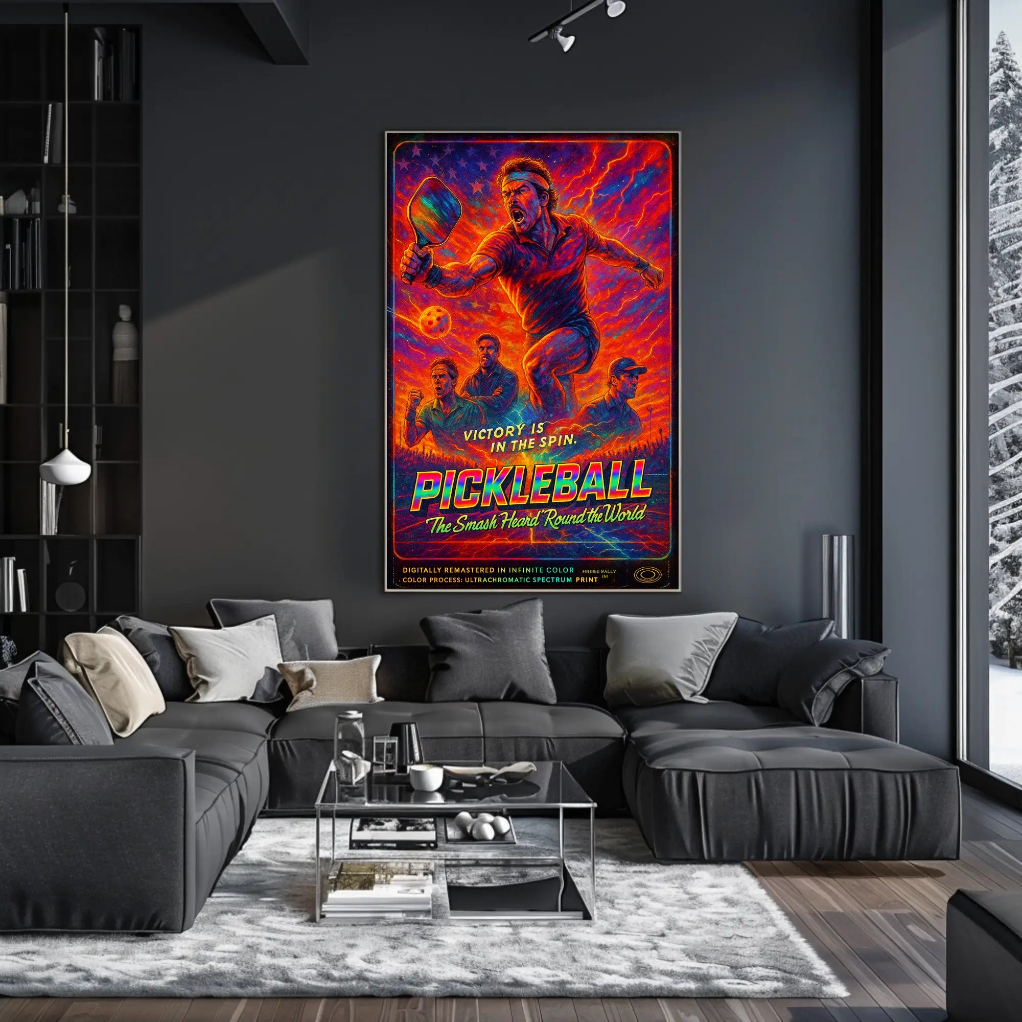 Pickleball – The Smash Heard 'Round the World Poster PosterGoat