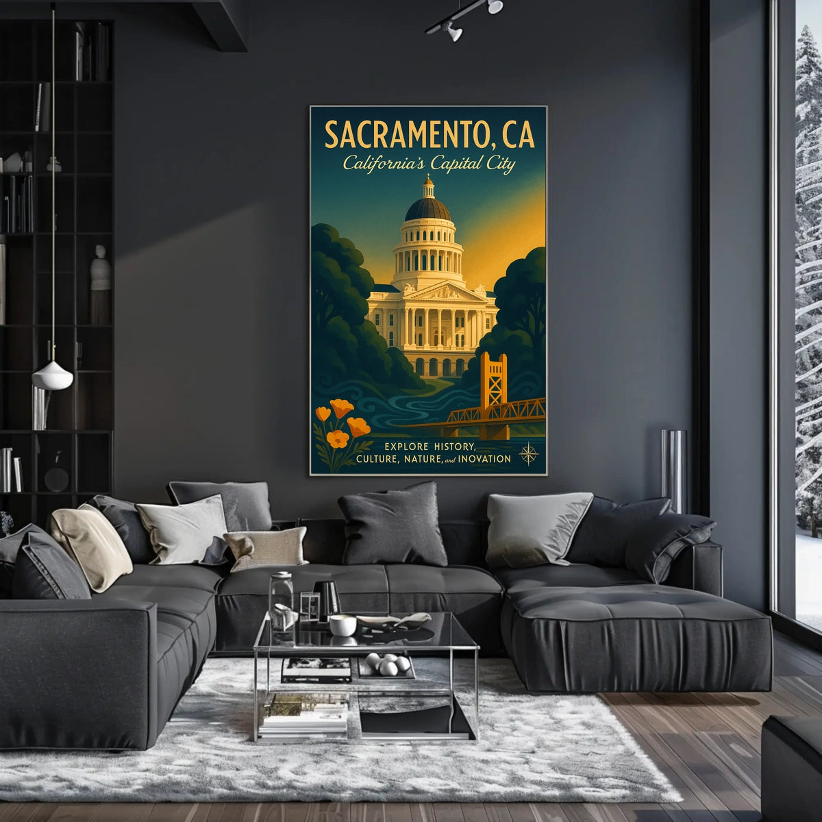 Discover Sacramento Poster