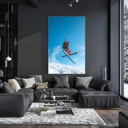 Skiing Adventure Poster