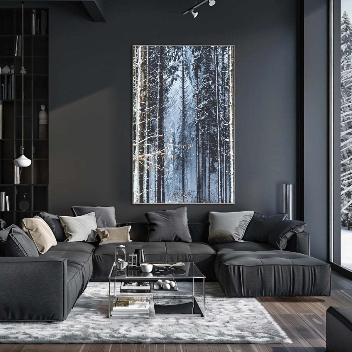 Winter Forest Serenity Poster