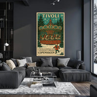 Tivoli Christmas in Copenhagen Poster