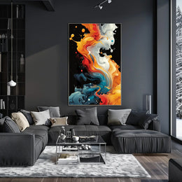 Abstract Color Symphony Abstract Poster