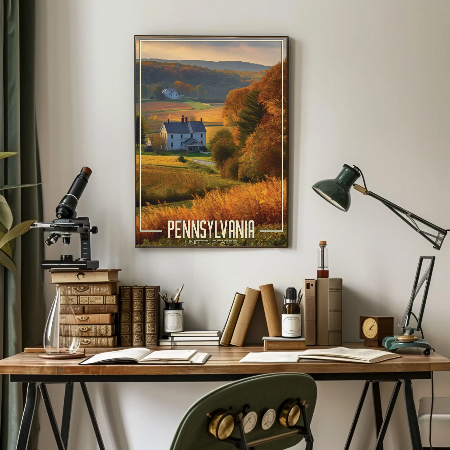 Vintage Poster - Pennsylvania United States
