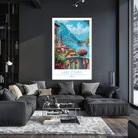 Scenic Lake Como Poster