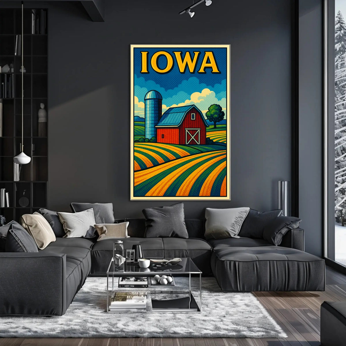 Iowa Countryside Poster