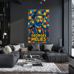Georges Méliès Cinematic Pioneer Poster