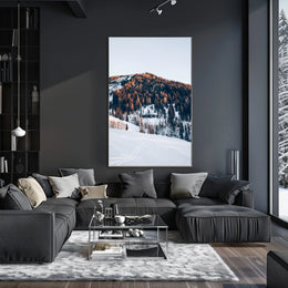 Winter Mountain Serenity Poster