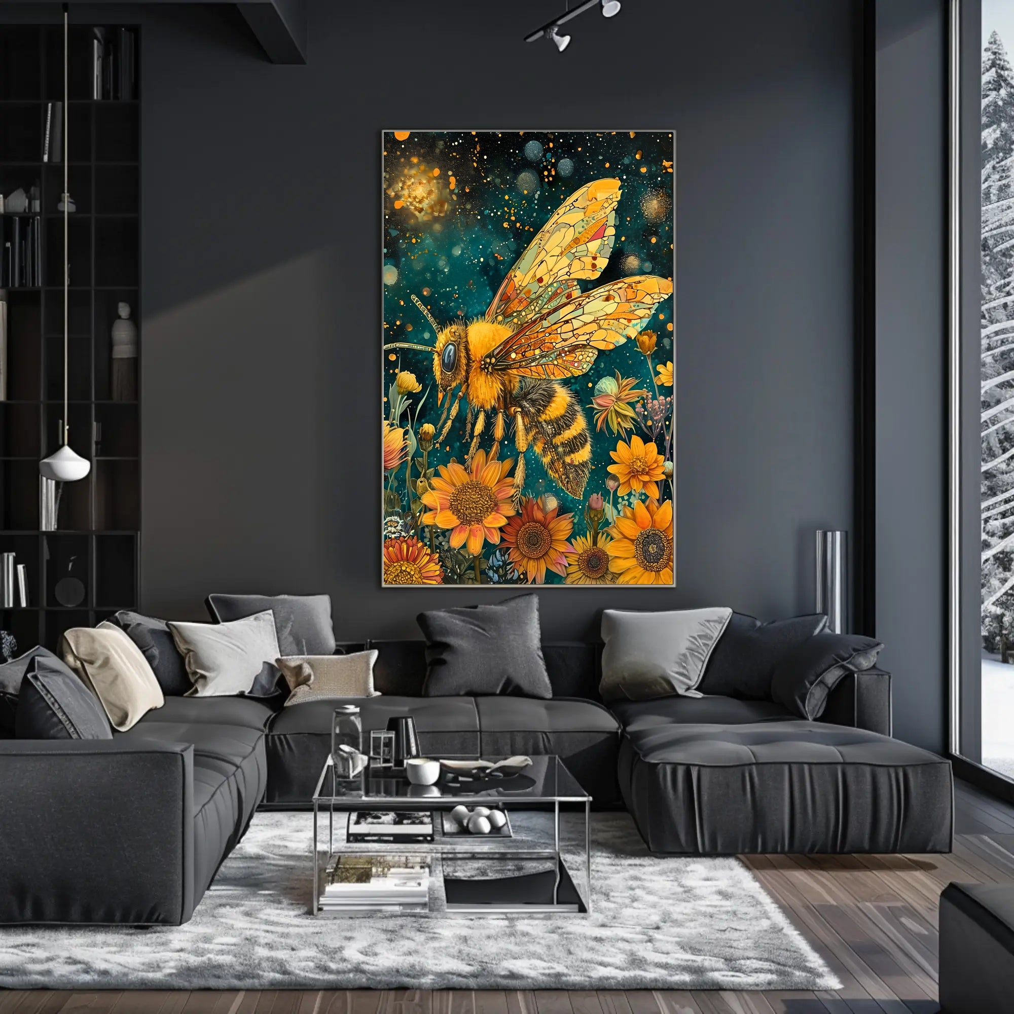 The Enchanted Bee William Morris Art Poster