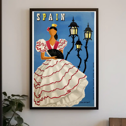 Spain Flamenco Travel Poster