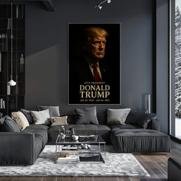 Donald Trump Contemplative Portrait Classical Poster