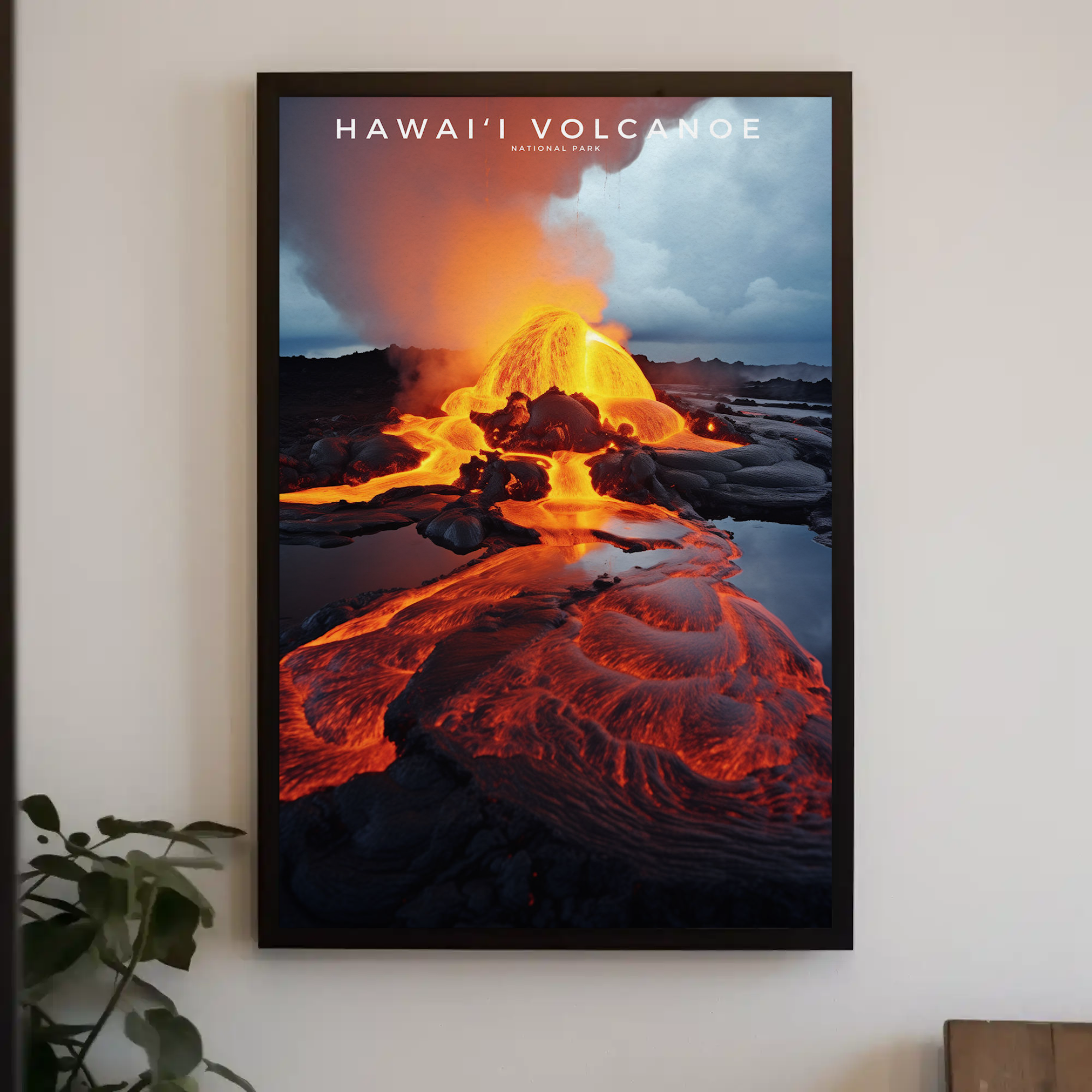 Hawaii Volcanoes National Park Poster