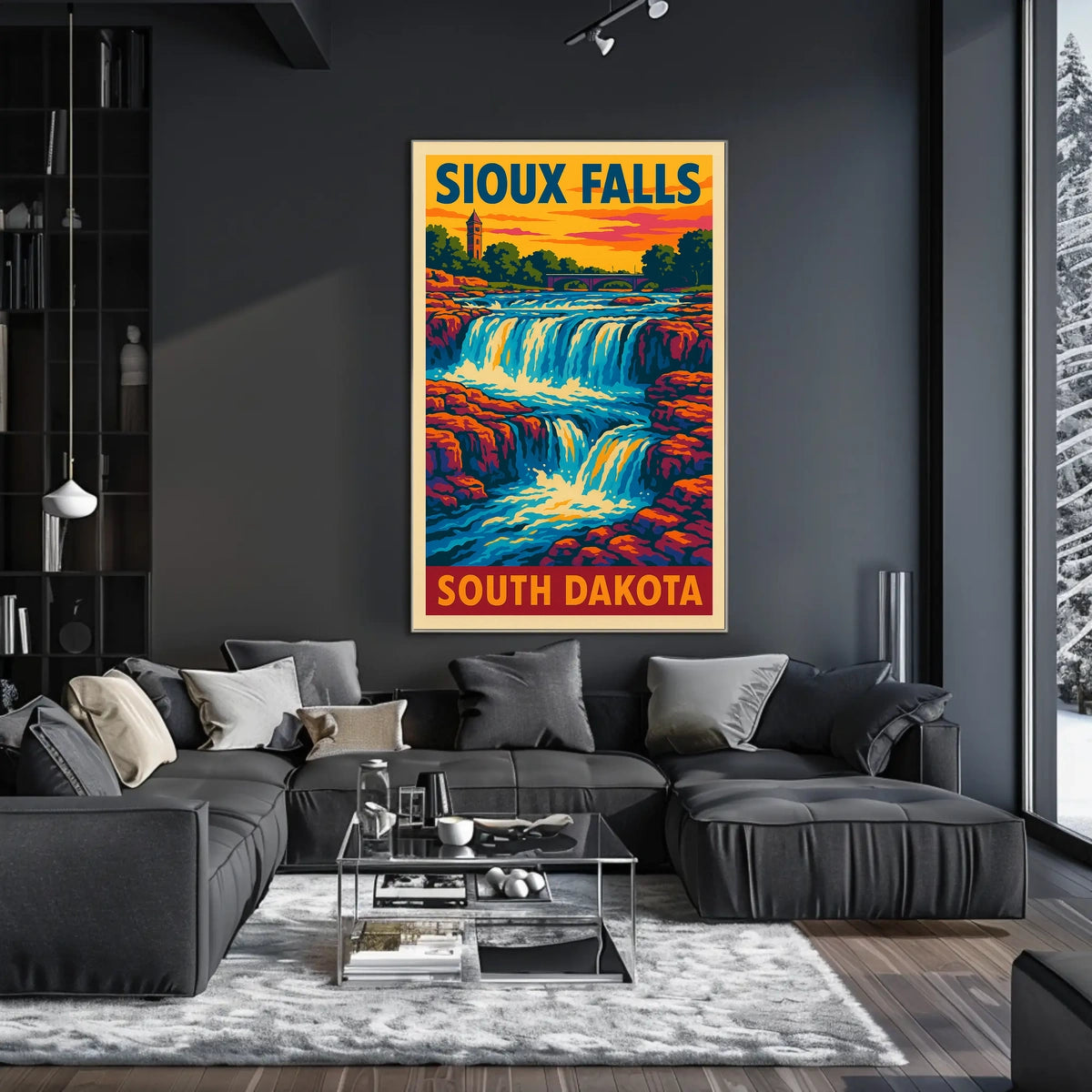 Sioux Falls South Dakota Poster