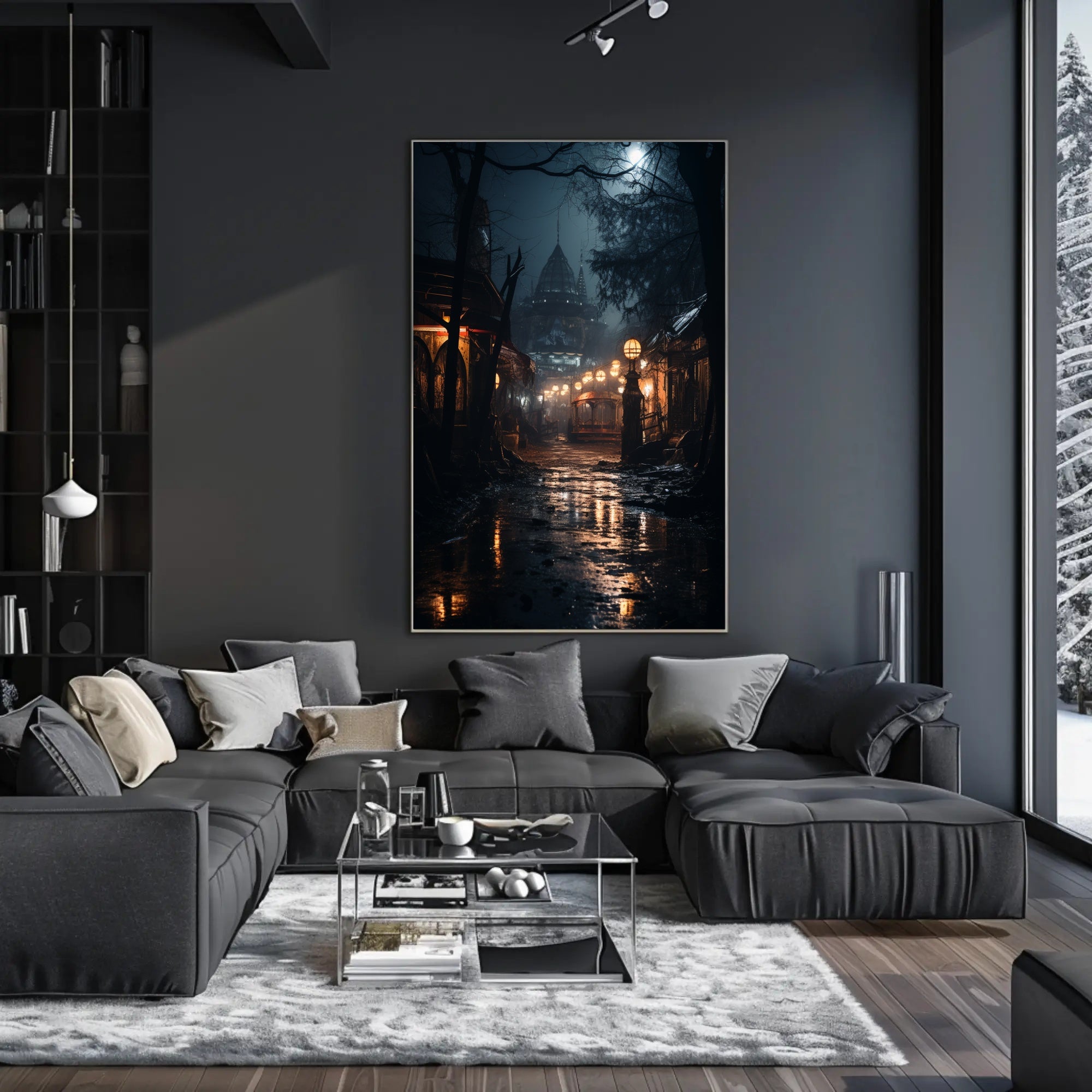 Enchanted Nightscape Poster