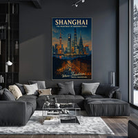 Shanghai The Heartbeat of Modern China Poster