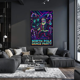 North Pole Dance Party Poster