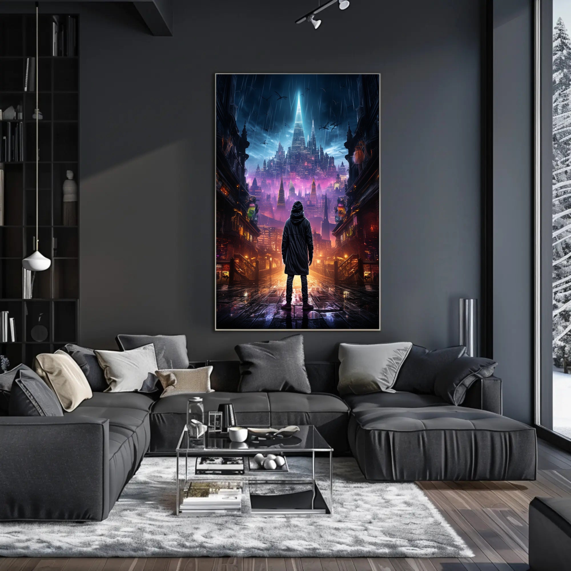 Journey To The Neon City Poster