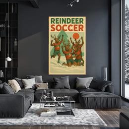 Reindeer Soccer Extravaganza Poster
