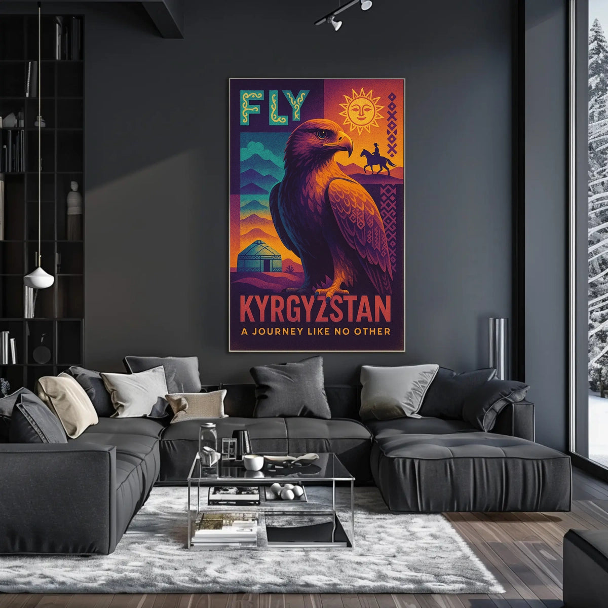 Fly Kyrgyzstan A Journey Like No Other Poster