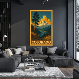 Colorado Mountain Landscape Poster