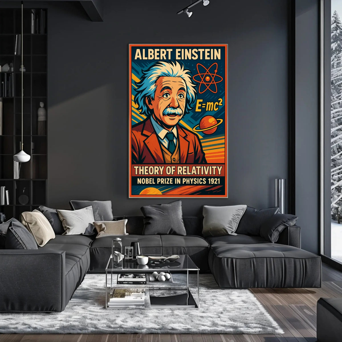 Albert Einstein Theory Of Relativity Poster