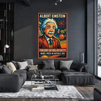 Albert Einstein Theory Of Relativity Poster