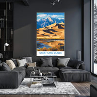 Great Sand Dunes National Park Scenic National Park Poster