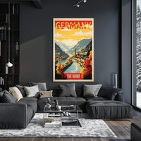 Germany The Rhine Poster