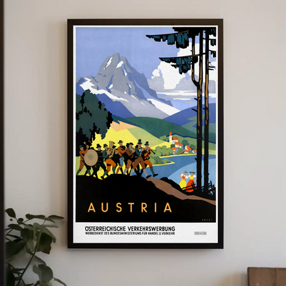 Austria Travel Poster
